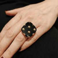 Bague " Éclipse Noire"