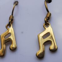 boucles d'oreilles “Mélodie Dorée”