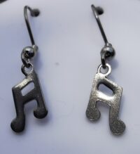 boucles d'oreilles "Note d’Argent"