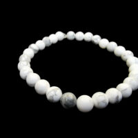 Bracelet "howlite" en 6 mm