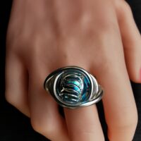 Bague "Galaxie d’Argent"