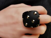 Bague " Éclipse Noire"