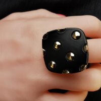 Bague " Éclipse Noire"