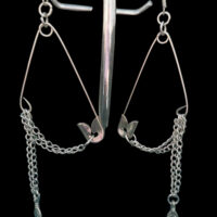 Boucles d'oreilles" Lianes d’Argent"