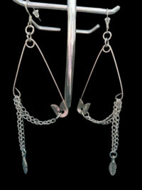 Boucles d'oreilles" Lianes d’Argent"