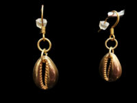Boucles "Éclat Cauris"