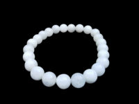 Bracelet en "pierre de lune" 8 mm