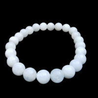 Bracelet en "pierre de lune" 8 mm