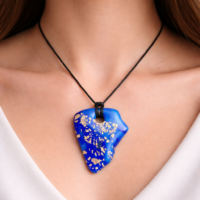 Collier "Éclats d'Azur"