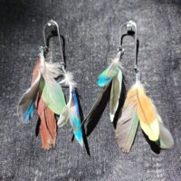 Boucles d'oreilles "Plumes d’Éden"
