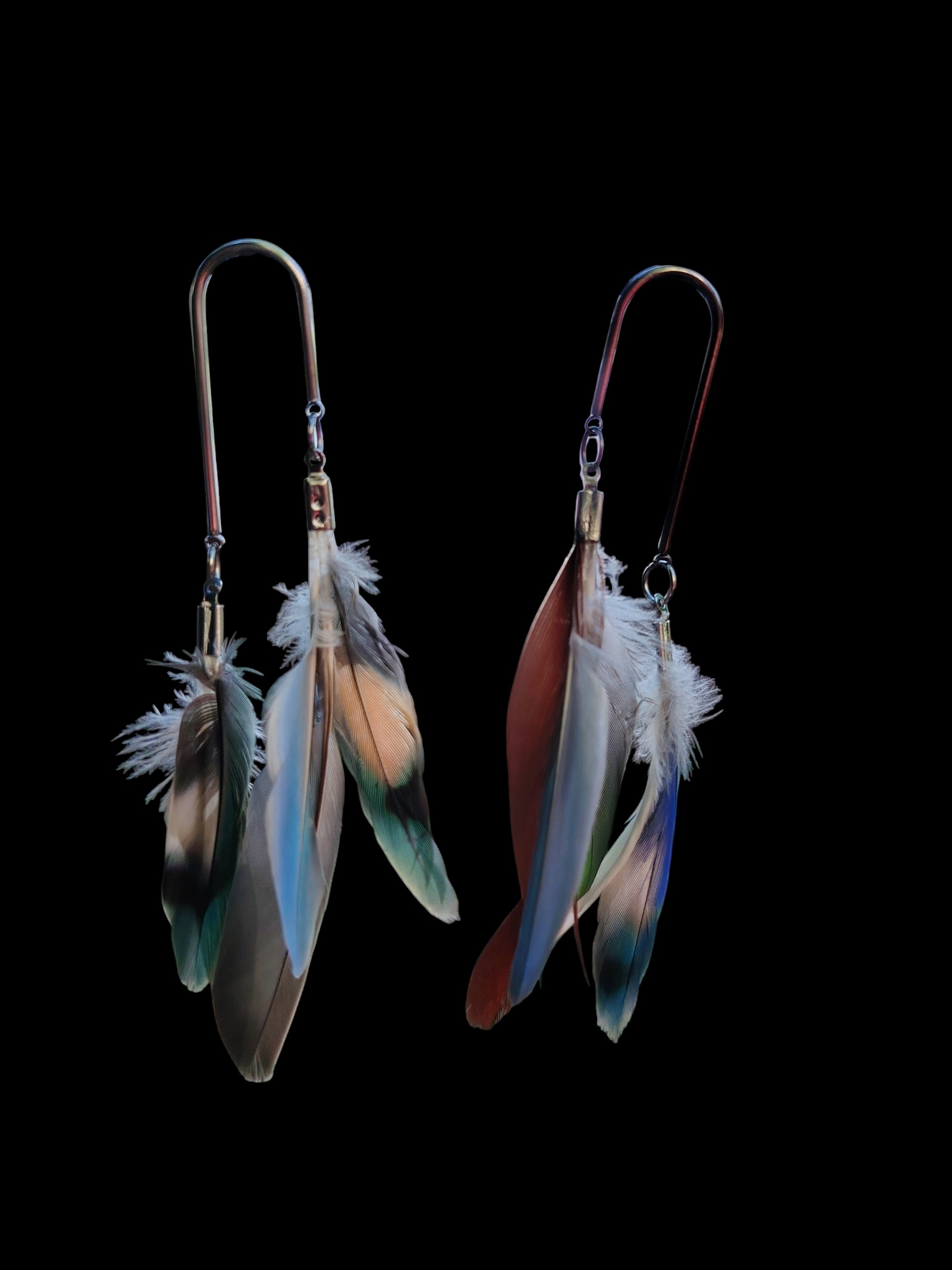 Boucles d'oreilles "Plumes d’Éden" – Image 3