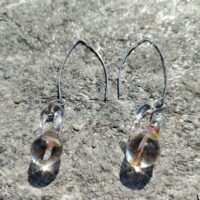 Boucles d'oreilles "Petites ampoules dorées"