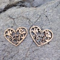 Boucles d'oreilles "Cœur Bohème"