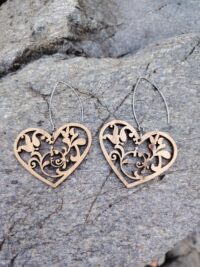 Boucles d'oreilles "Cœur Bohème"