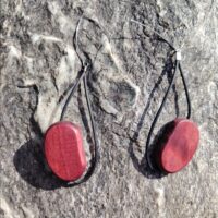 Boucles d'oreilles "L'Éclat de bois"