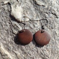 Boucles d'oreilles "Graines de Café"