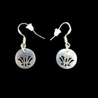 Boucles d’oreilles "Lotus Argenté"