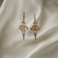 Boucles d'oreilles "Lotus sacré"