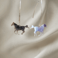 Boucles d'oreilles "Élégance Équestre"