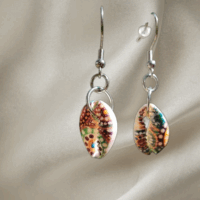 Boucles d'oreilles "Corail Aztèque"