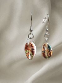 Boucles d'oreilles "Corail Aztèque"