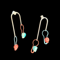 Boucles d'oreilles "Âmes jumelles"