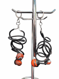 Boucles d’oreilles “Spirale de Feu”