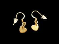 Boucles d’oreilles "cœur doré" – Image 2
