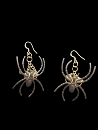 Boucles d'oreilles "Araignée Dorée" – Image 2