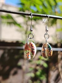 Boucles d'oreilles "Corail Aztèque" – Image 3