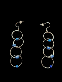 Boucles d'oreilles "Cascade Céleste". – Image 2