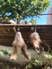 Boucles d’oreilles "Plume Bohème" – Image 3