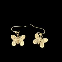Boucles d’oreilles "Papillon Bronze"