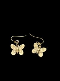 Boucles d’oreilles "Papillon Bronze"