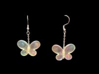 Boucles d’oreilles "Papillon Irisé" – Image 2