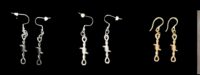 Boucles d'oreilles "Pique"