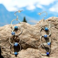 Boucles d'oreilles "Cascade Céleste".