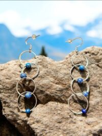 Boucles d'oreilles "Cascade Céleste".