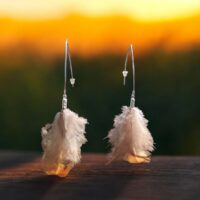 Boucles d’oreilles "Plumes Éternelles"