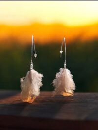 Boucles d’oreilles "Plumes Éternelles"