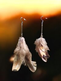 Boucles d’oreilles "Plume Bohème"