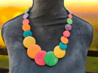Collier "Disques Arc-en-Ciel " – Image 3