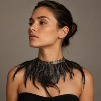 Collier 'L'Élégance Noire'