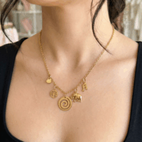 Collier "Charme Éclats de Vie"