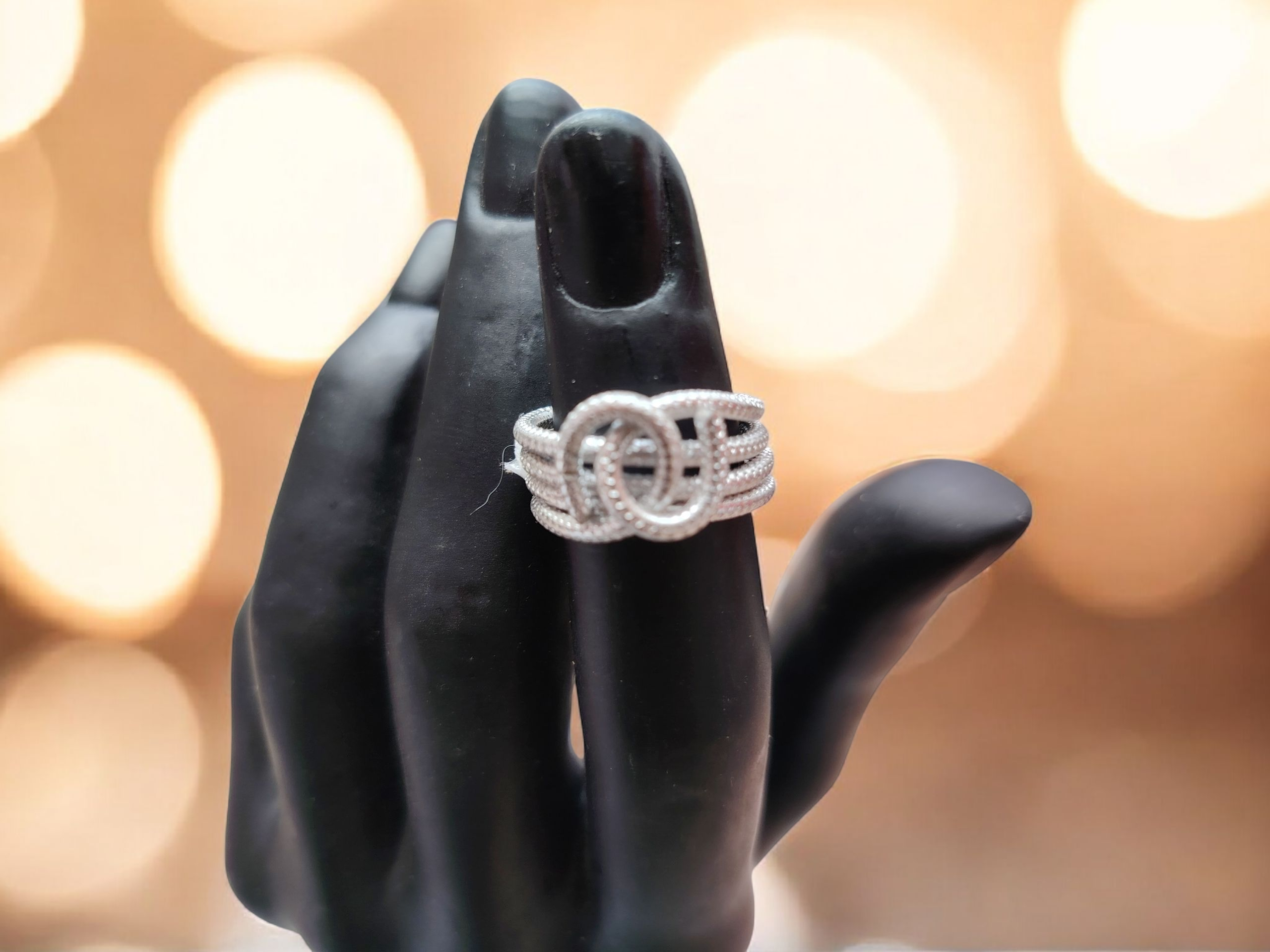 Bague "Éclat Entrelacé" – Image 4