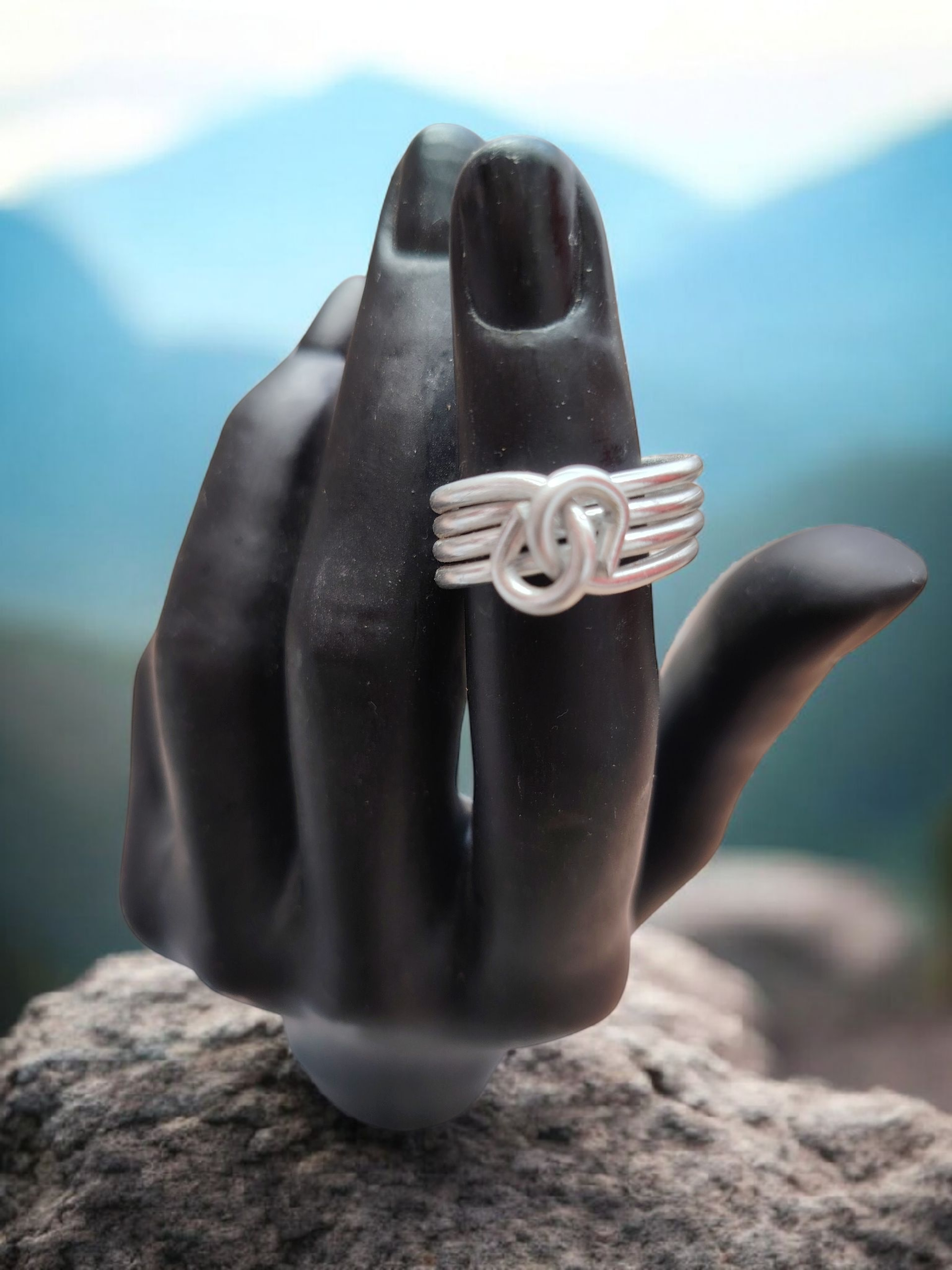 Bague "Nœud d'Amour Infini" – Image 4