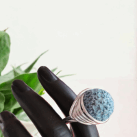 Bague "Tissage Argenté"