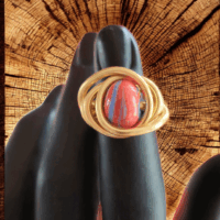 Bague "Aura Flamme"