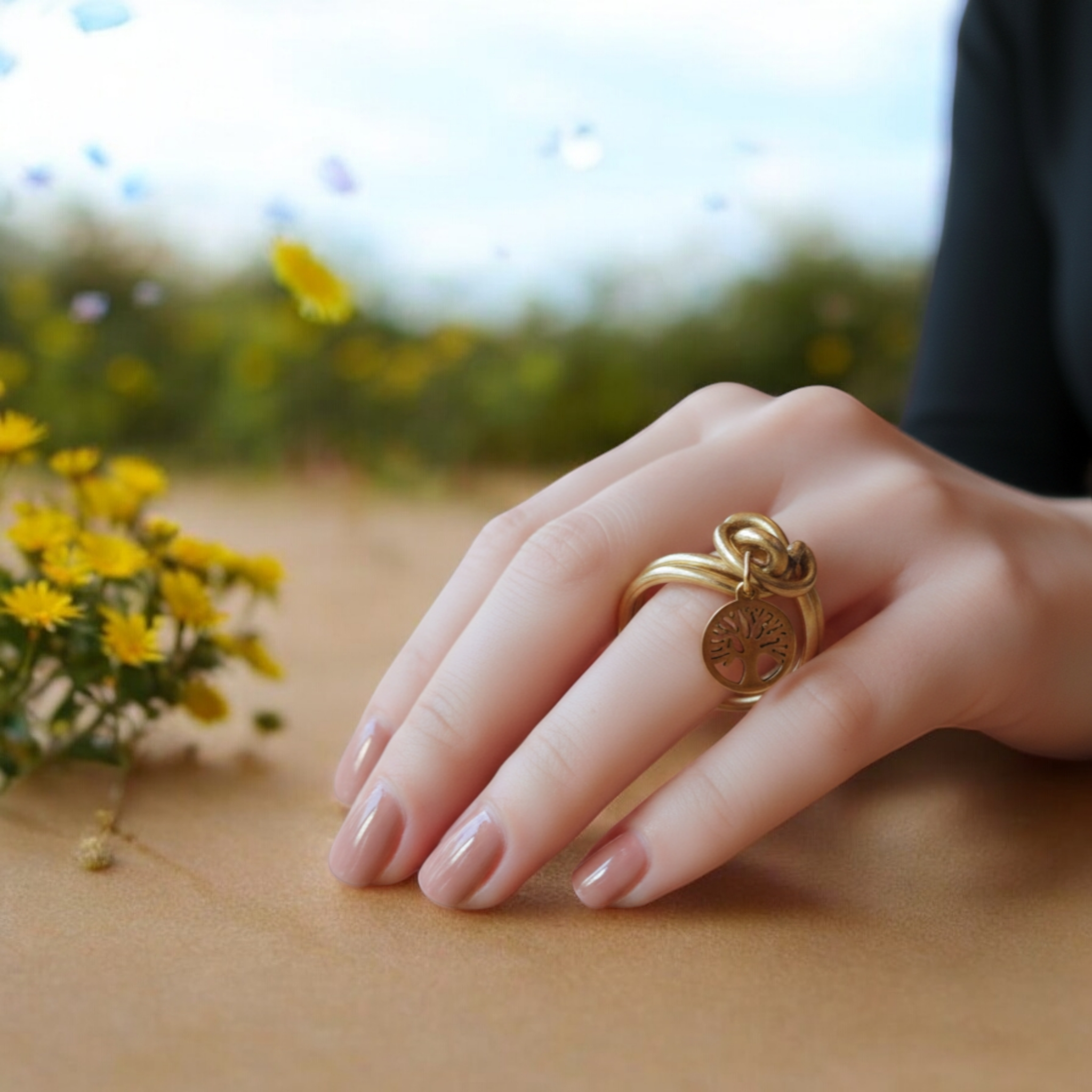 Bague "Nœud et Arbre de Vie" – Image 5