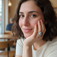 Bague “Coco Élégance Argentée”